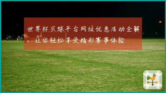 世界杯买球平台网址优惠活动全解，让你轻松享受精彩赛事体验